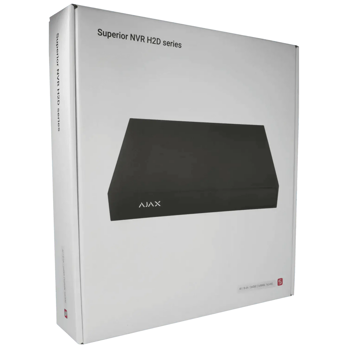 Enregistreur IP AJAX pour 8 canaux et 12 mpx de résolution / Référence NVR208-HAC2G-AI-S-B