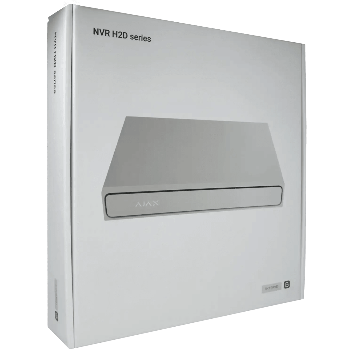 Enregistreur IP AJAX pour 8 canaux et 12 mpx de résolution avec 8 ports PoE / Référence NVR208-HAC-8P-W TSA Distribution