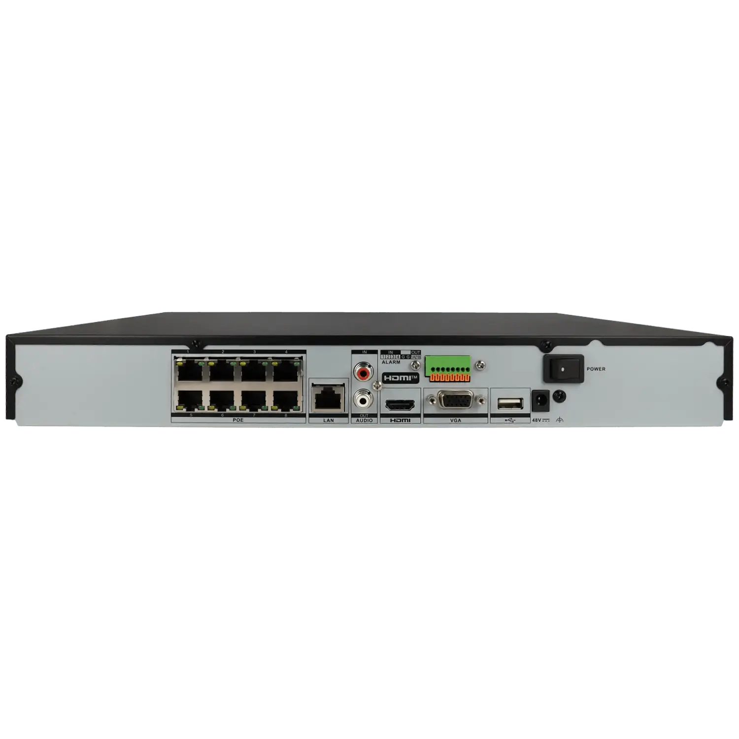 Enregistreur IP HIKVISION pour 8 canaux et 12 mpx de résolution avec 8 ports PoE / Référence DS-7608NXI-K2/8P/VPro TSA Distribution