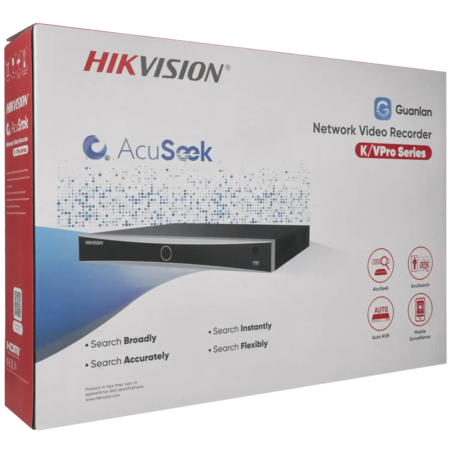 Enregistreur IP HIKVISION pour 8 canaux et 12 mpx de résolution avec 8 ports PoE / Référence DS-7608NXI-K2/8P/VPro TSA Distribution