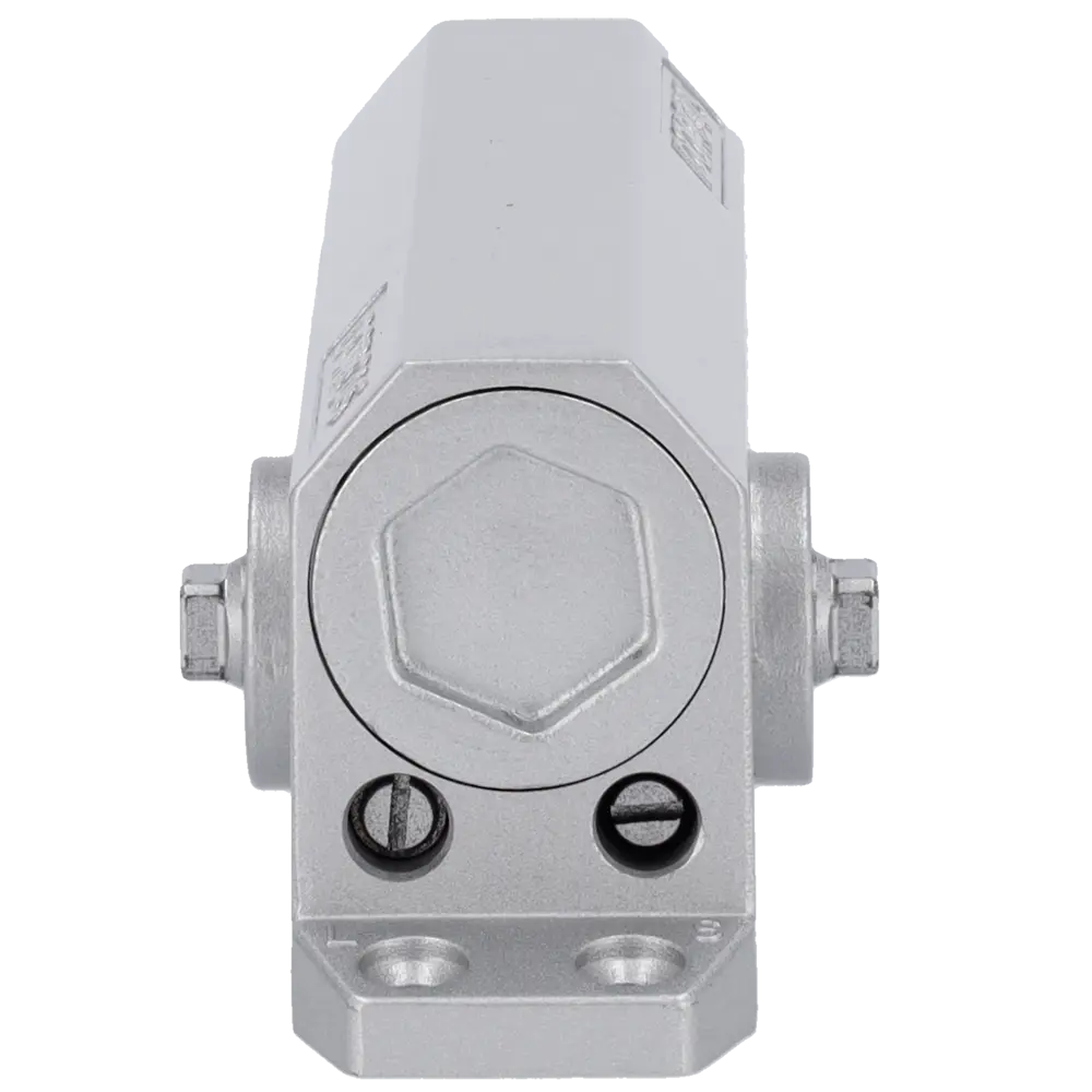 Ferme porte à bras articulé avec rétention / Référence DR-DC1-H-SILVER TSA Distribution