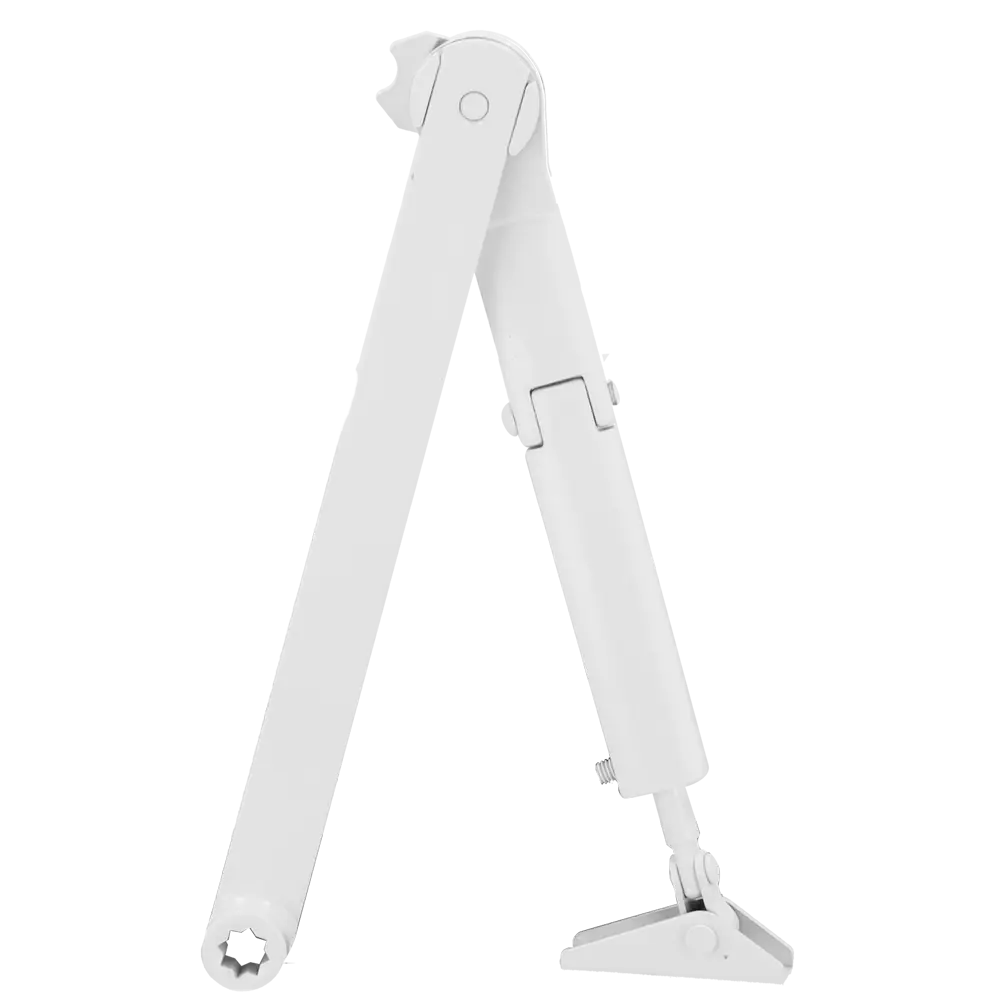Ferme porte à bras articulé avec rétention / Référence DR-DC1-H-WHITE TSA Distribution