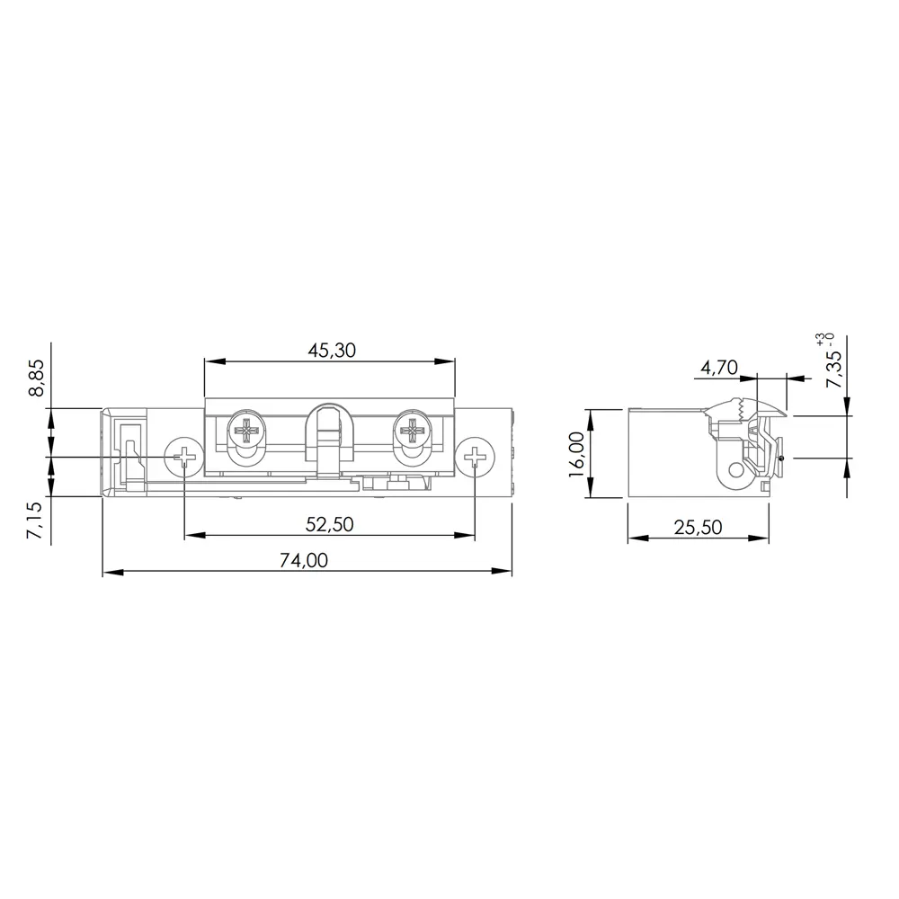Gâche électrique / Référence DR-99NF-305-512/S22