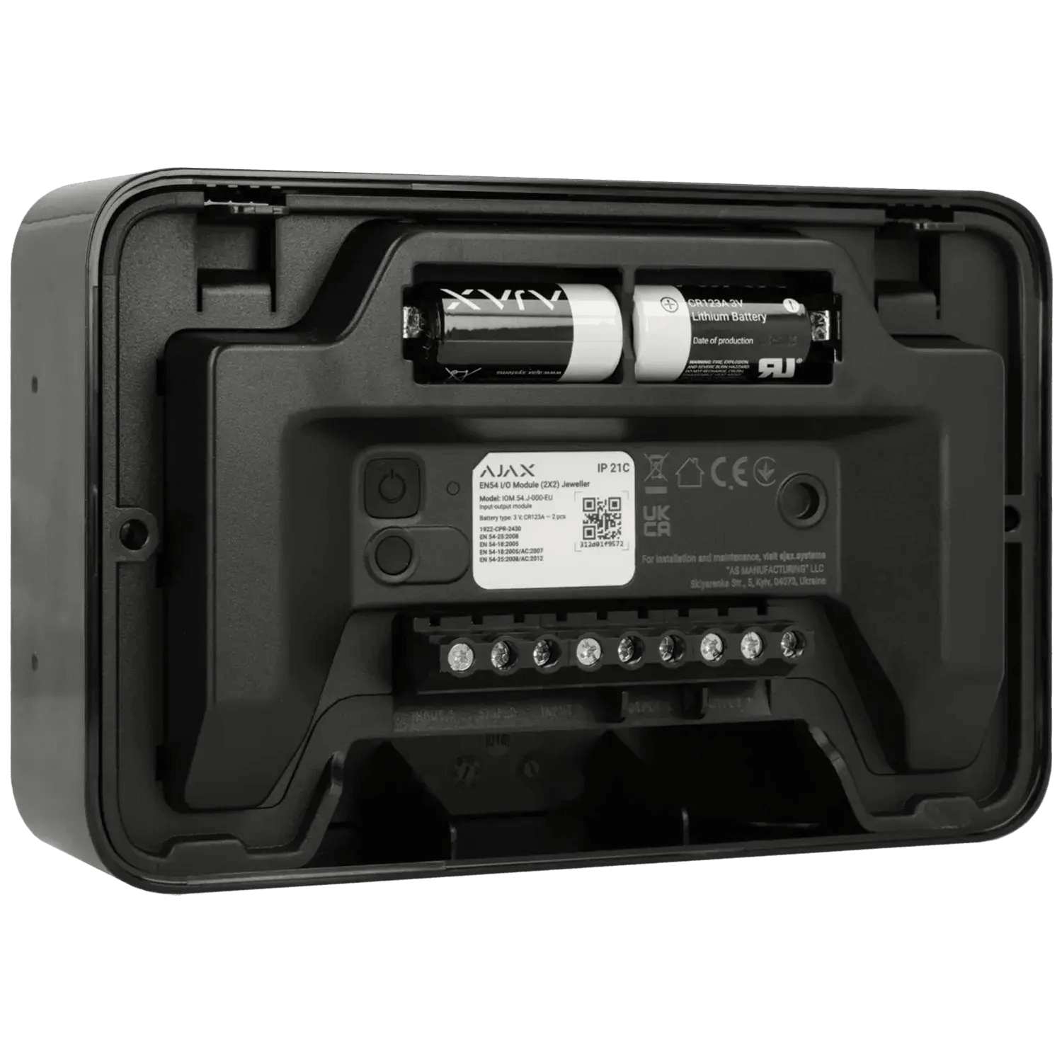 Module-AJAX-avec-2-entrees-et-2-sorties-cablees-pour-la-gestion-incendie-Reference-EN54-MODULE-IO2X2-B-TSA-Distribution-109940481 - TSA Distribution