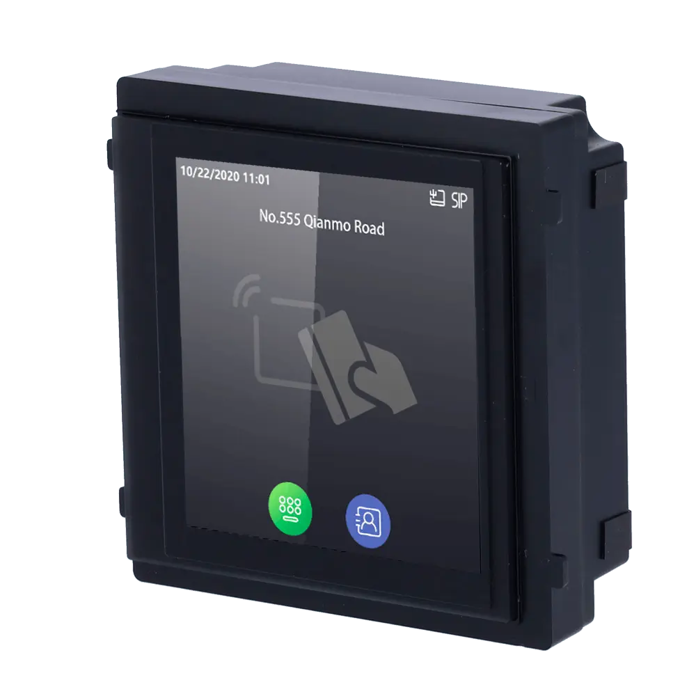 Module tactile pour interphone IP avec lecteur de cartes HIKVISION / Référence DS-KD-TDE TSA Distribution