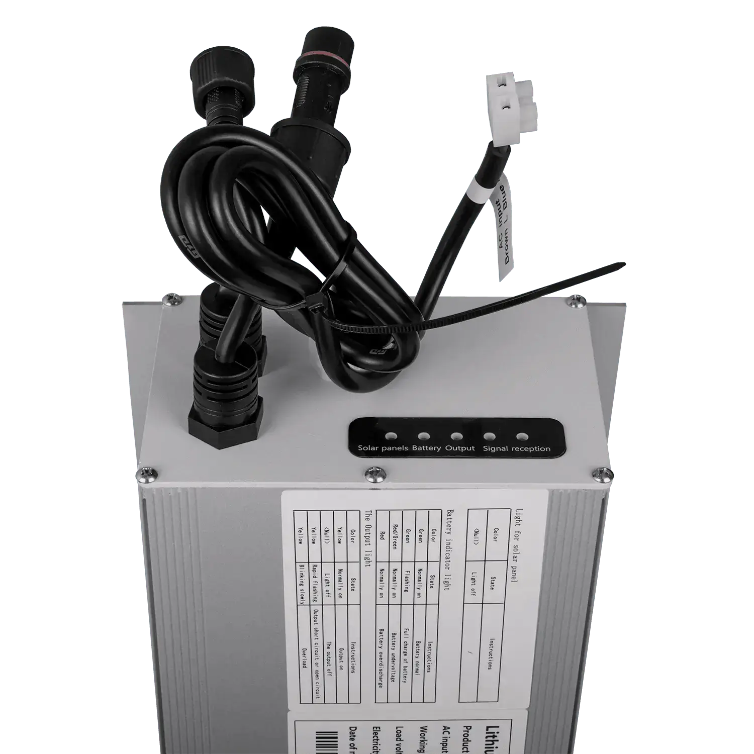 Panneau-solaire-de-120-W-avec-batterie-Reference-SOLAR-120W-BATT-768WH-TSA-Distribution-109330171 - TSA Distribution