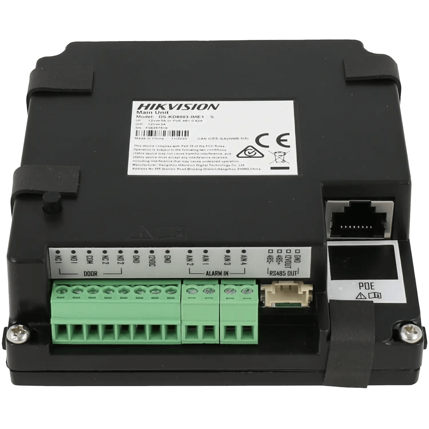 Portier-video-IP-de-surface-encastrer-HIKVISION-Reference-DS-KD8003-IME1-S-TSA-Distribution-109693480 - TSA Distribution