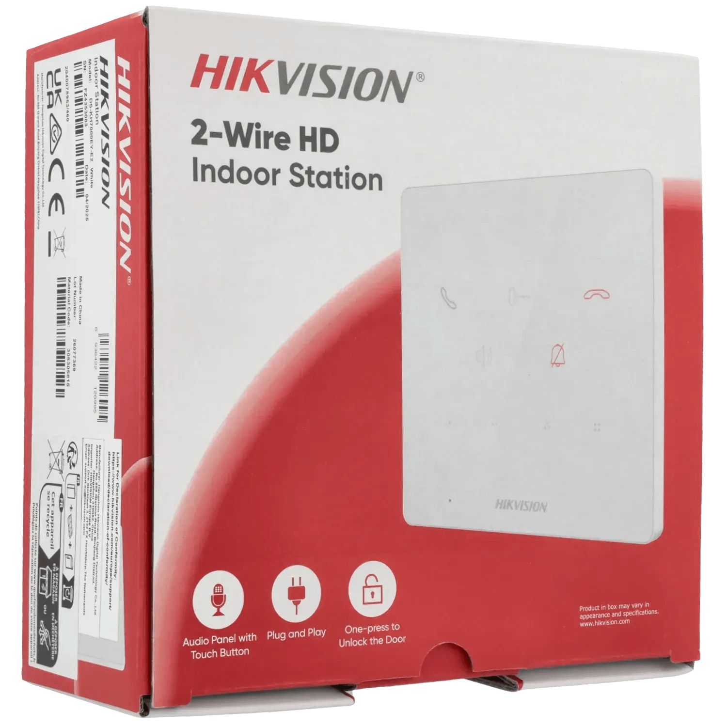 Station-interieure-a-2-fils-HIKVISION-Reference-DS-KH7000EY-E2-W-TSA-Distribution-109331041 - TSA Distribution