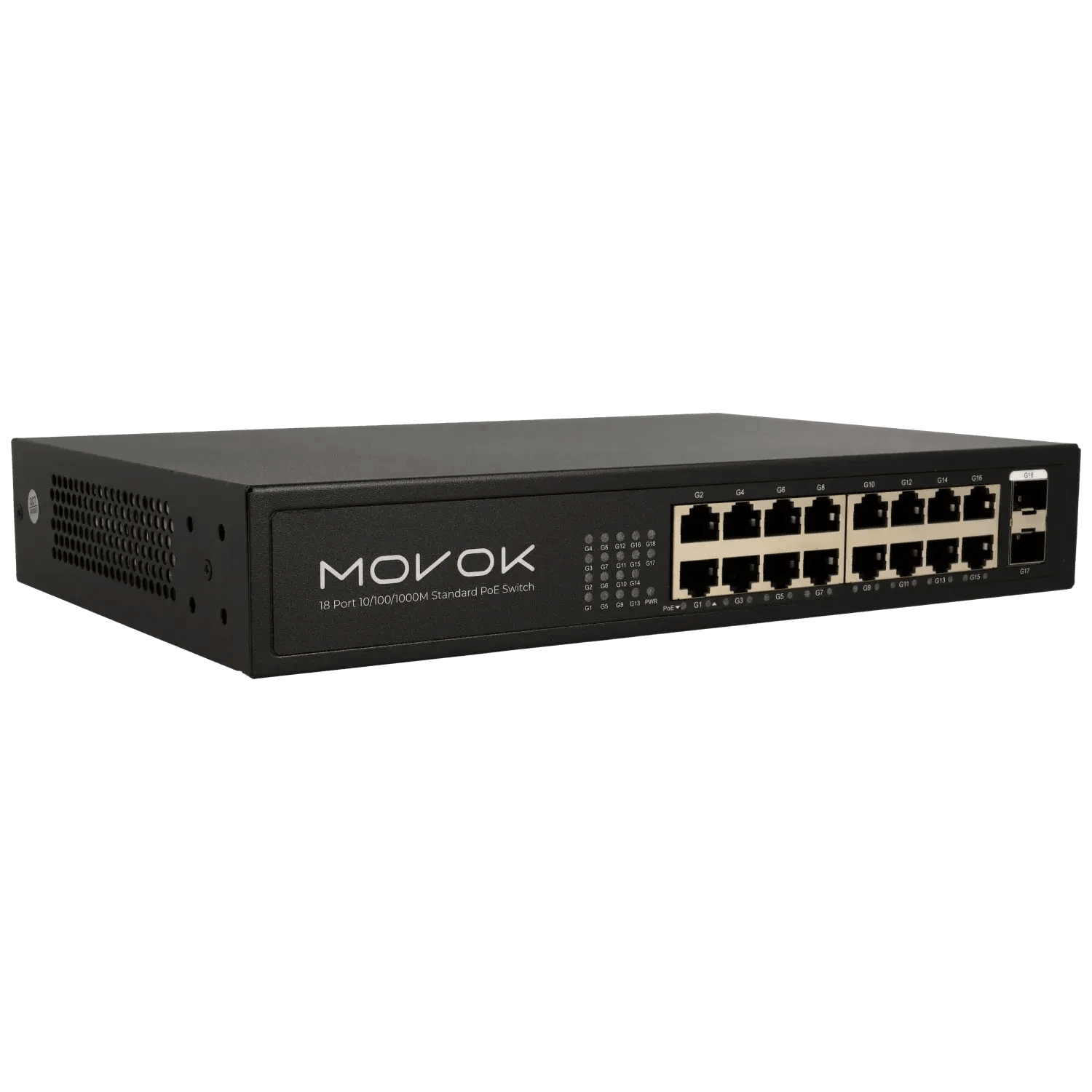 Switch-18-ports-avec-16-ports-PoE-Reference-VK-SWITCH-1816POE-250-G-TSA-Distribution-108686481 - TSA Distribution