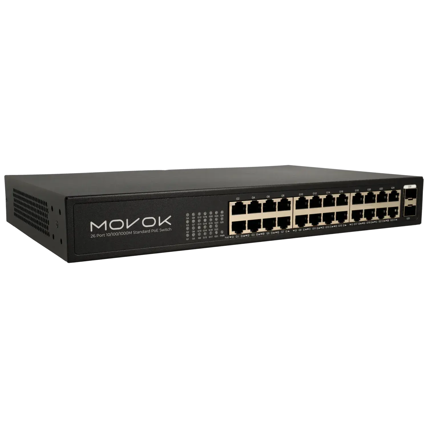 Switch 26 ports avec 24 ports PoE / Référence VK-SWITCH-2624POE-250-G TSA Distribution