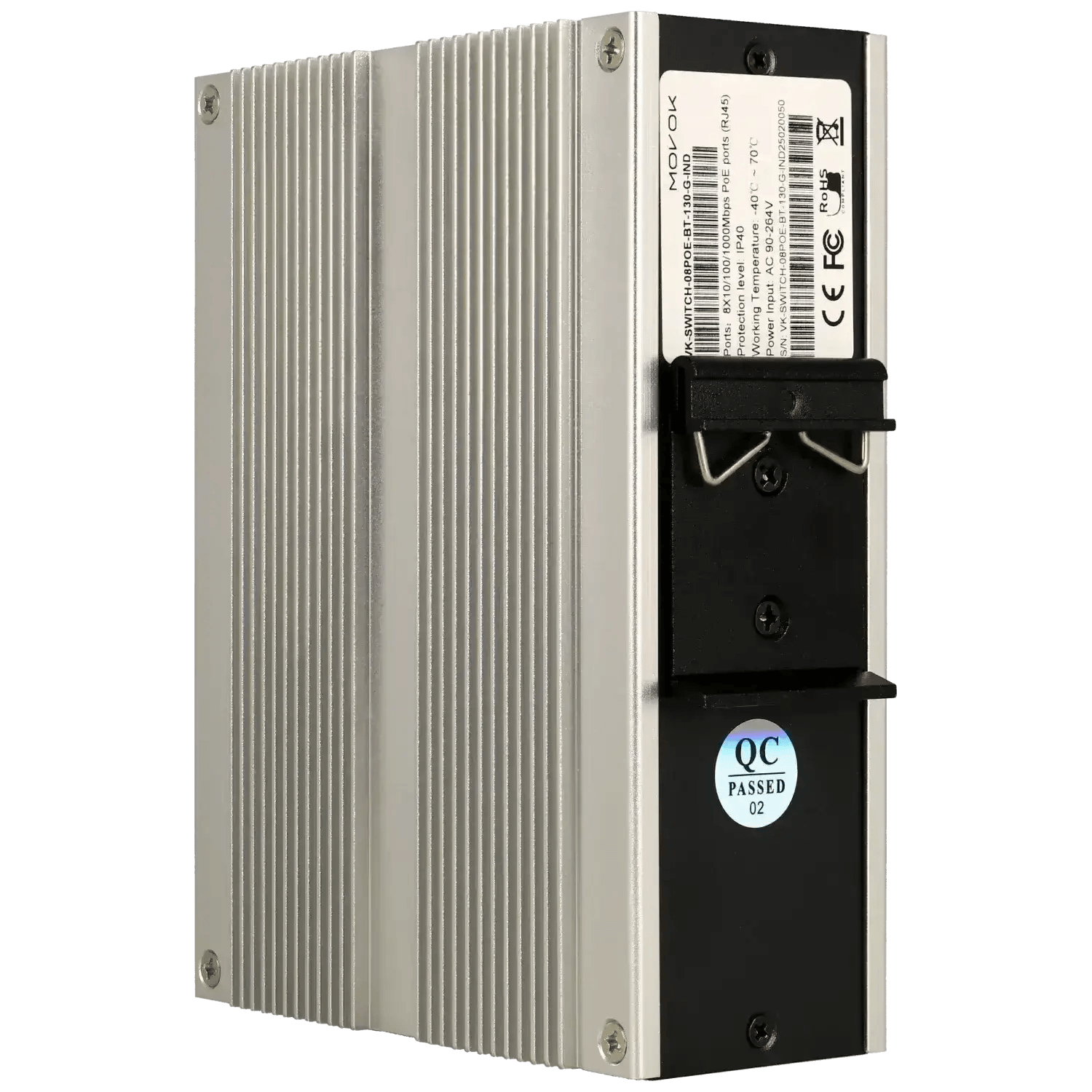 Switch-8-ports-avec-8-ports-PoE-Reference-A-SWITCH-08POE-BT-130-G-IND-TSA-Distribution-109760748 - TSA Distribution
