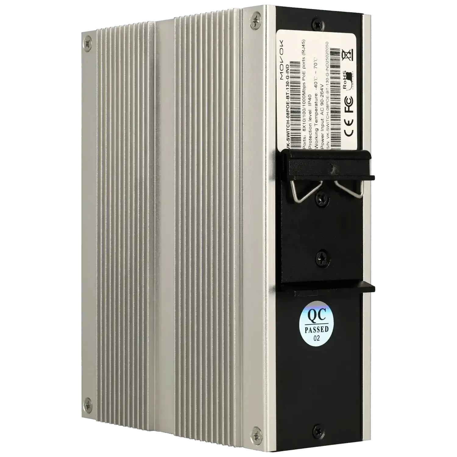Switch-8-ports-avec-8-ports-PoE-Reference-A-SWITCH-08POE-BT-130-G-IND-TSA-Distribution-109760748 - TSA Distribution
