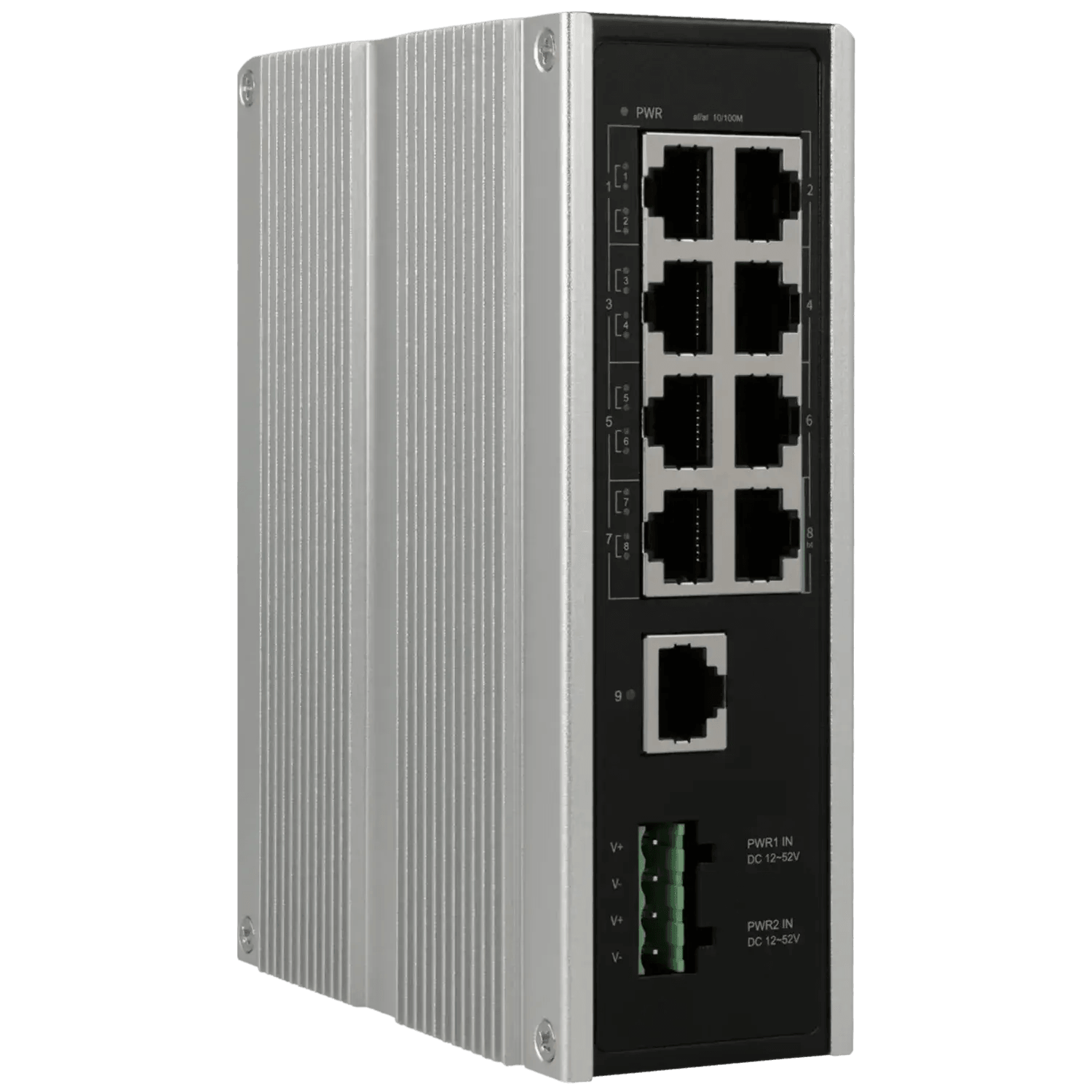Switch-9-ports-avec-8-ports-PoE-Reference-SWITCH-0908POE-80-IND-SOLAR-TSA-Distribution-110040196 - TSA Distribution