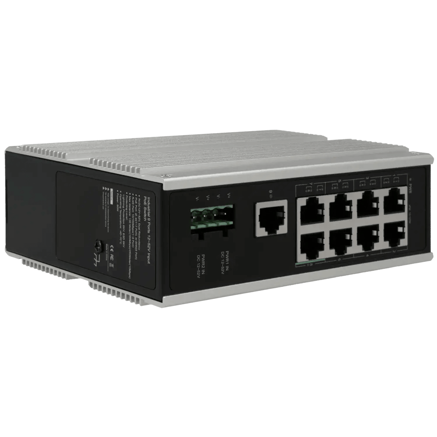 Switch-9-ports-avec-8-ports-PoE-Reference-SWITCH-0908POE-80-IND-SOLAR-TSA-Distribution-110040322 - TSA Distribution