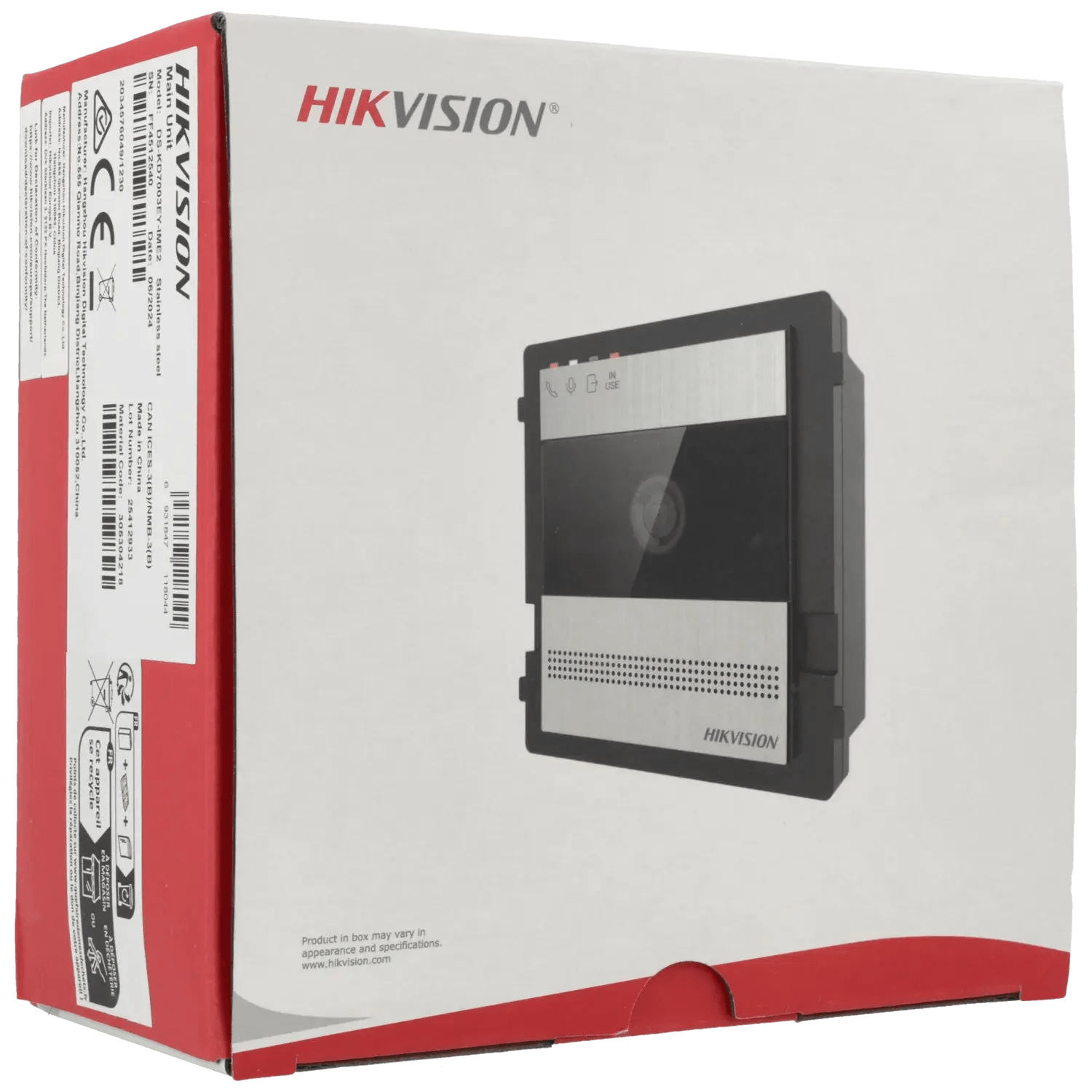 Video-portier-HIKVISION-2-fils-avec-camera-Reference-DS-KD7003EY-IME2-TSA-Distribution-109321166 - TSA Distribution
