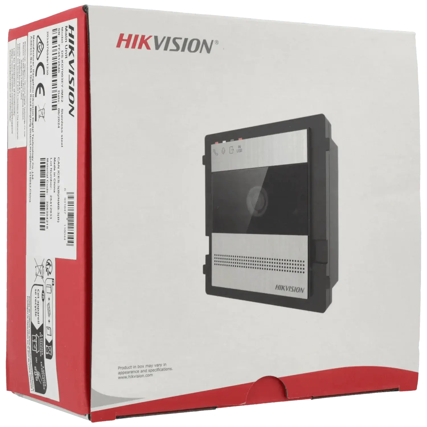 Video-portier-HIKVISION-2-fils-avec-camera-Reference-DS-KD7003EY-IME2-TSA-Distribution-109321166 - TSA Distribution