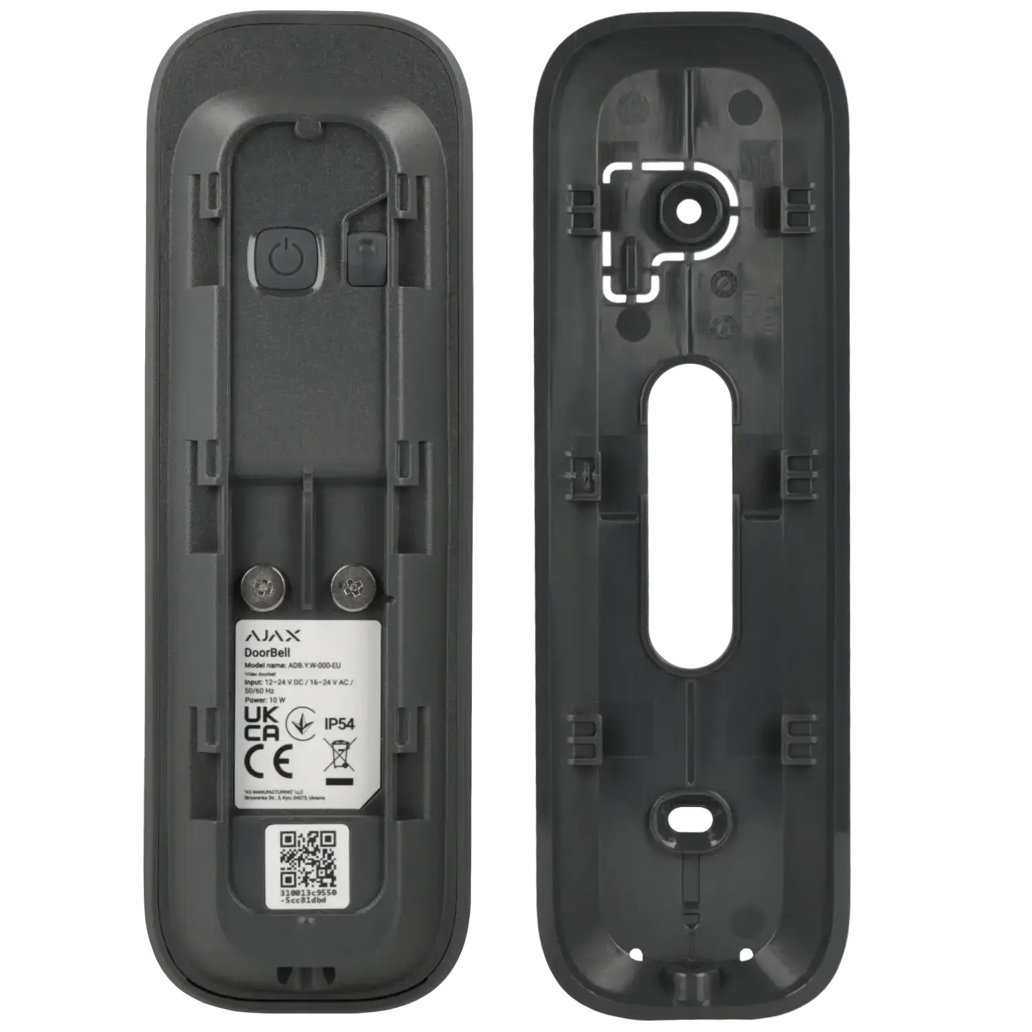 Vidéo sonnette AJAX / Référence DOORBELL-4-GRA