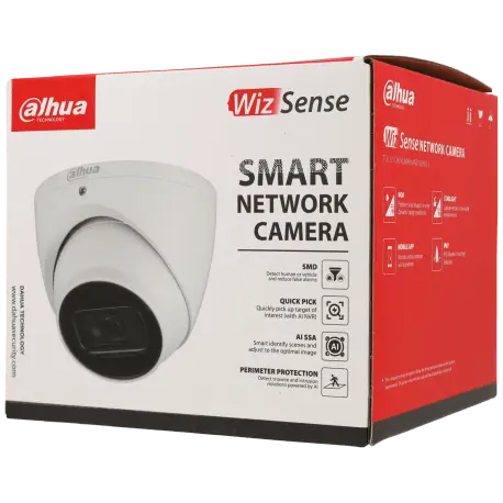 Caméra DAHUA mini dôme IP avec 5 mégapixels et objectif fixe / Référence IPC-HDW3541EM-S-S2 - TSA Distribution