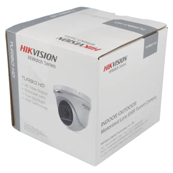 Caméra HIKVISION mini dôme 4 en 1 (cvi, tvi, ahd et analogique) avec 2 mégapixels et objectif zoom optique / Référence HWT-T323-Z - TSA Distribution