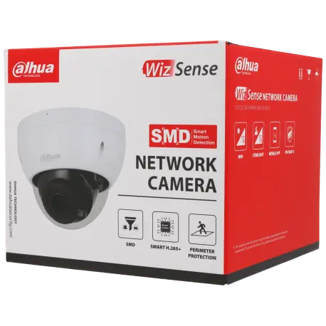 Caméra DAHUA mini dôme IP avec 4 mégapixels et objectif zoom optique / Référence IPC-HDBW2441R-ZS - TSA Distribution