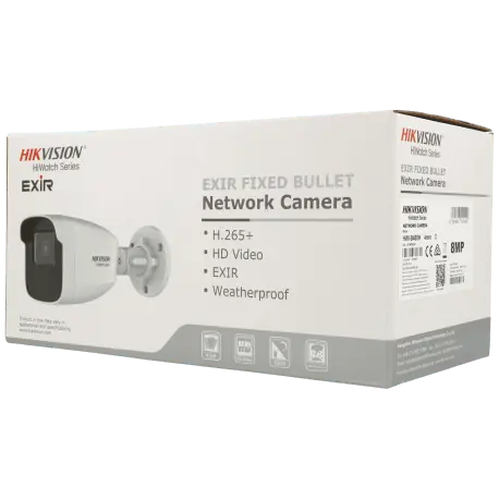 Caméra HIKVISION compactes IP avec 8 mégapixels et objectif fixe / Référence HWI-B480H - TSA Distribution