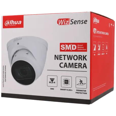 Caméra DAHUA mini dôme IP avec 8 mégapixels et objectif zoom optique / Référence IPC-HDW2841T-ZS - TSA Distribution