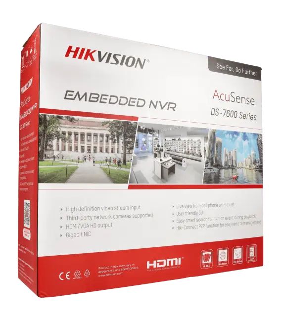 Enregistreur IP HIKVISION PRO pour 8 canaux et 12 mpx de résolution / Référence DS-7608NXI-K2 - TSA Distribution