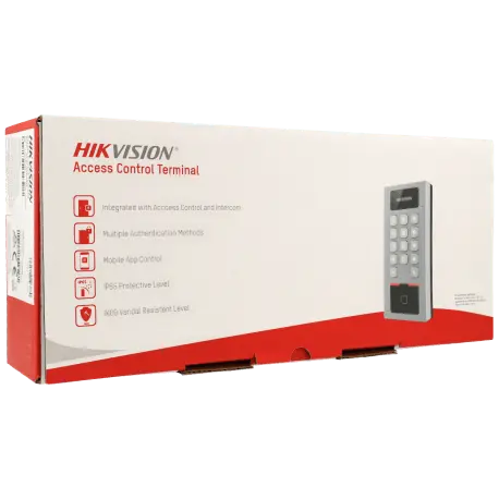 Contrôle d'accès intérieur - extérieur avec clavier - carte mifare 13.56mhz / Référence DS-K1T502DBWX - TSA Distribution