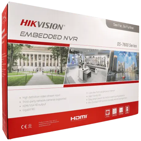 Enregistreur IP HIKVISION PRO pour 16 canaux et 12 mpx de résolution avec 16 ports PoE / Référence DS-7616NXI-I2/16P/S - TSA Distribution