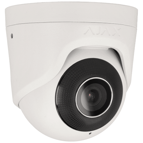 Caméra AJAX mini dôme IP avec 8 mégapixels et objectif fixe / Référence TURRETCAM-8-W - TSA Distribution