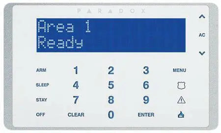 Clavier tactile PARADOX avec rétroéclairage / Référence K656 - TSA Distribution