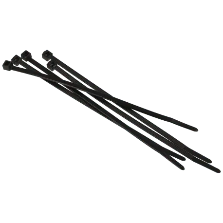 Colliers de serrages 150 x 3.5 mm 100 pcs / Référence A-CABLE-TIE-150X3.5-B - TSA Distribution