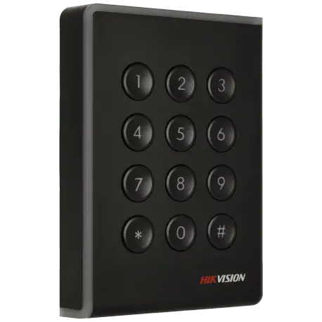 Lecteur HIKVISION intérieur avec clavier - carte mifare 13.56mhz / Référence DS-K1108AMK - TSA Distribution