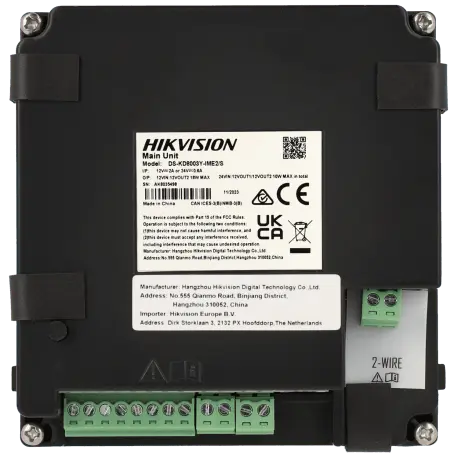 Portier vidéo HIKVISION de surface / Référence DS-KD8003Y-IME2/S - TSA Distribution
