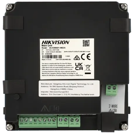 Portier vidéo HIKVISION de surface / Référence DS-KD8003Y-IME2/S - TSA Distribution