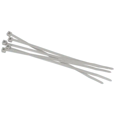 Colliers de serrages 150 x 3.5 mm 100 pcs / Référence A-CABLE-TIE-150X3.5-G - TSA Distribution