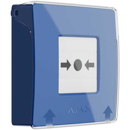 Bouton d'alarme incendie AJAX / Référence MANUALCALLPOINT-BLUE - TSA Distribution