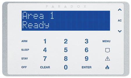 Clavier tactile PARADOX avec rétroéclairage / Référence K656 - TSA Distribution