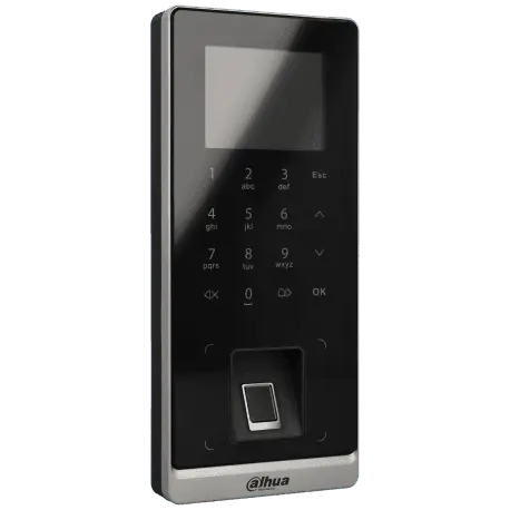 Contrôle d'accès intérieur / extérieur avec empreinte digitale / télécommande / clavier / carte / Référence ASI2212H-W - TSA Distribution