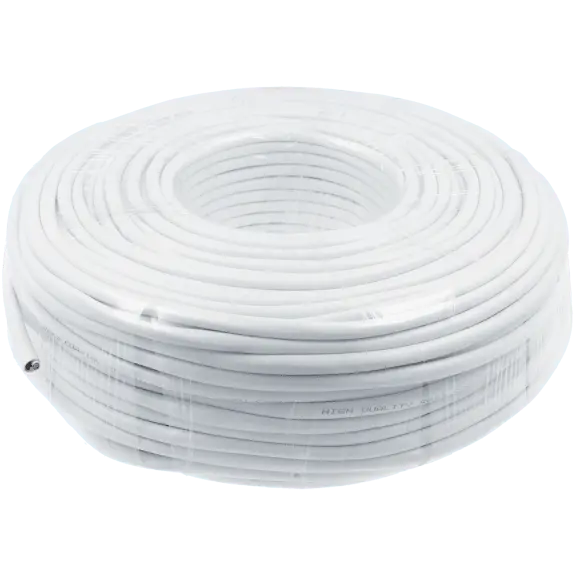 Câble rg59 - alimentation de 100 m / Référence A-MICRO/RG59-DC-100-W - TSA Distribution