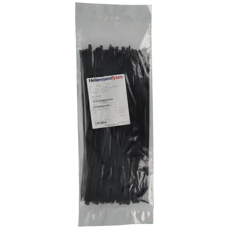 Colliers de serrages 290 x 3.5 mm 100 pcs / Référence A-CABLE-TIE-290X3.5-B - TSA Distribution