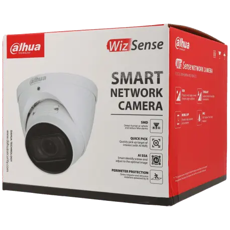 Caméra DAHUA mini dôme IP avec 4 mégapixels et objectif zoom optique / Référence IPC-HDW3441T-ZS-S2 - TSA Distribution