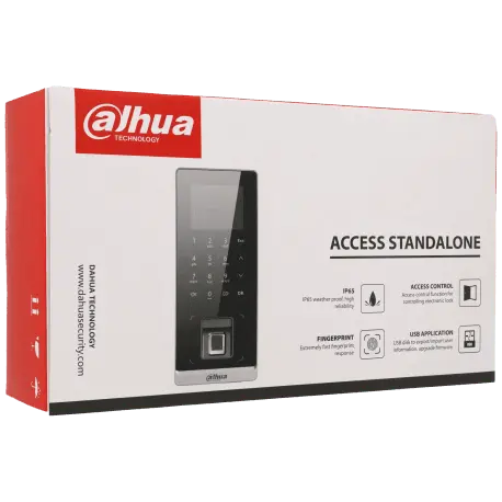 Contrôle d'accès intérieur / extérieur avec empreinte digitale / télécommande / clavier / carte / Référence ASI2212H-W - TSA Distribution