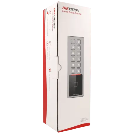 Contrôle d'accès intérieur - extérieur HIKVISION avec mifare 13.56mhz / Référence DS-K1T805MBWX - TSA Distribution