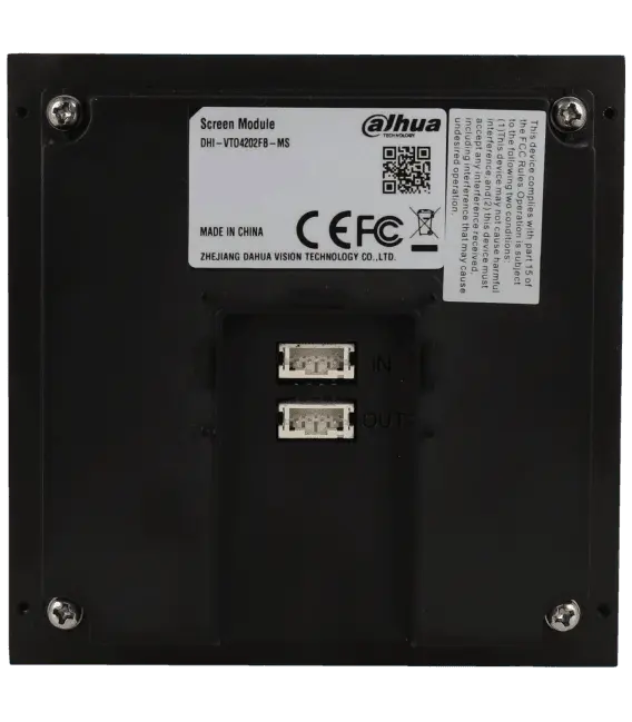 Interphone extérieur modulaire pour interphone vidéo IP avec caméra DAHUA / Référence VTO4202FB-MS - TSA Distribution