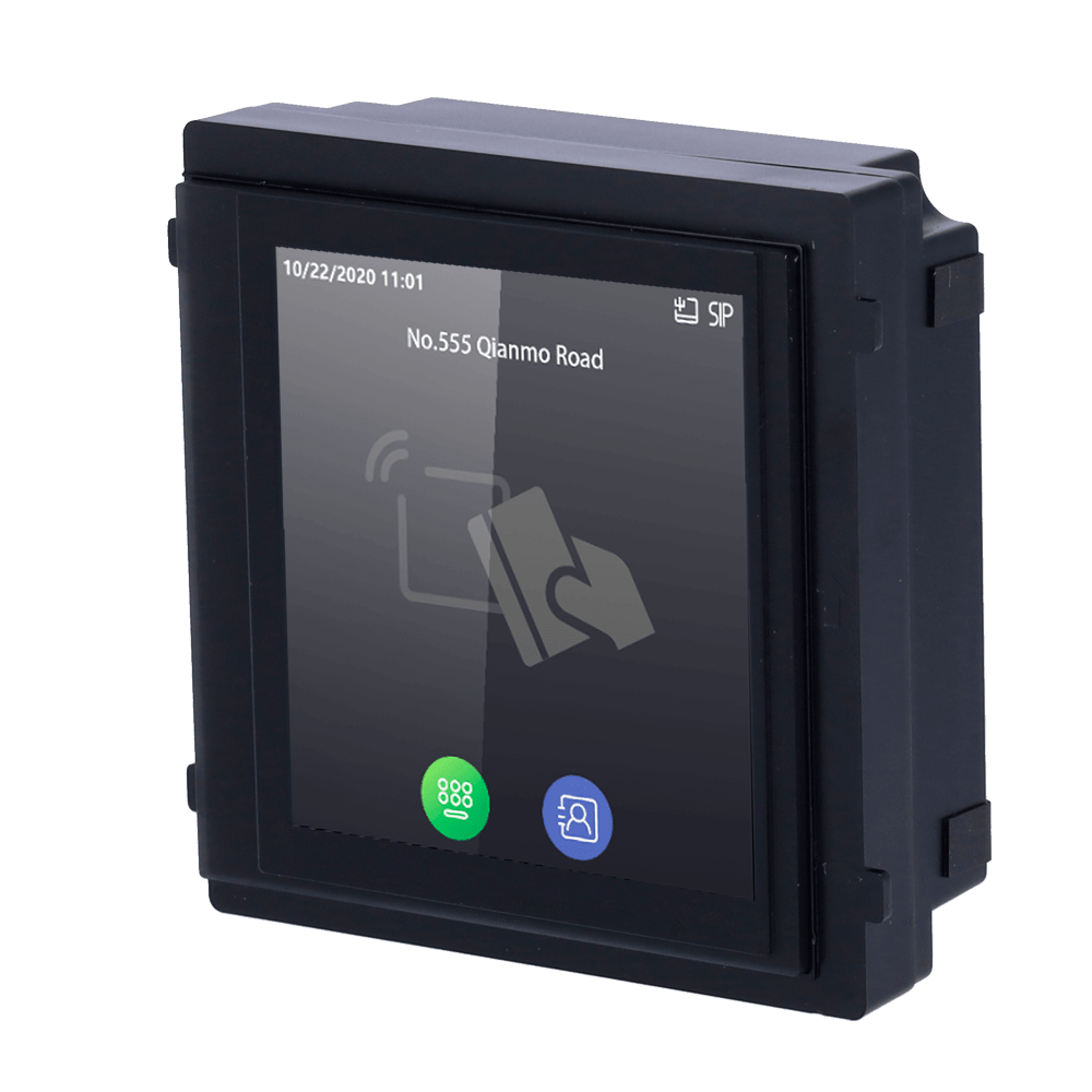 Module tactile pour interphone IP avec lecteur de cartes HIKVISION / Référence DS-KD-TDE TSA Distribution