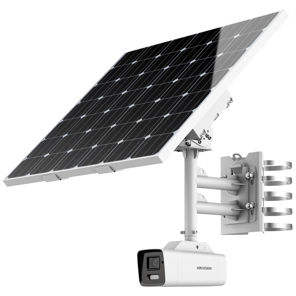 Caméra IP Bullet 4G HIKVISION avec alimentation autonome solaire / Référence DS-2XS6A46G1/P-IZS/C36S80(2,8-12 mm) TSA Distribution