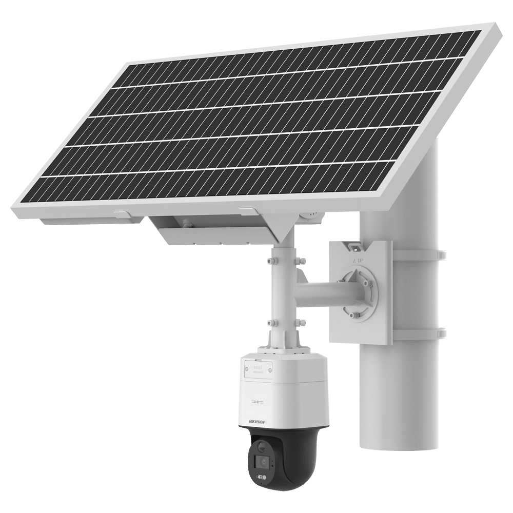 Caméra IP PTZ 4G HIKVISION avec alimentation autonome solaire / Référence DS-2XS3Q47G1-LDH/4G/C18S40(4mm) TSA Distribution