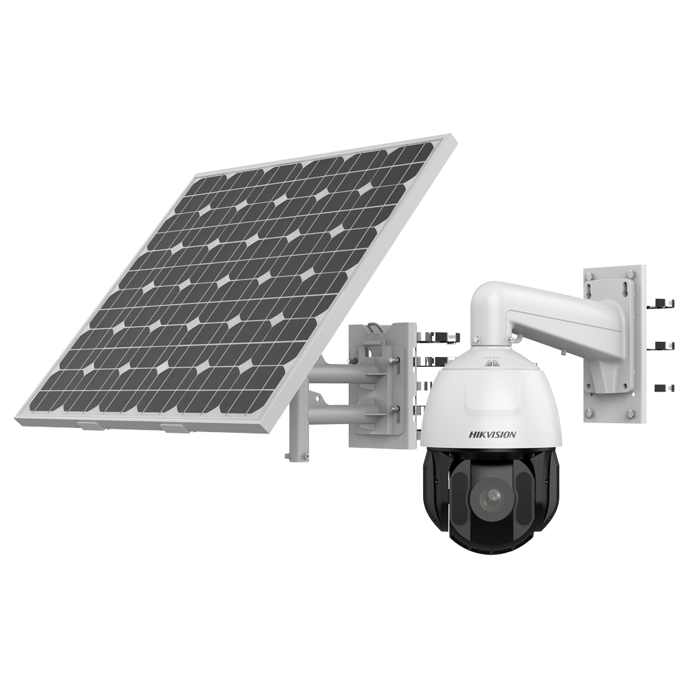 Caméra IP PTZ 4G HIKVISION avec alimentation autonome solaire / Référence DS-2DE5425IWG-K/4G