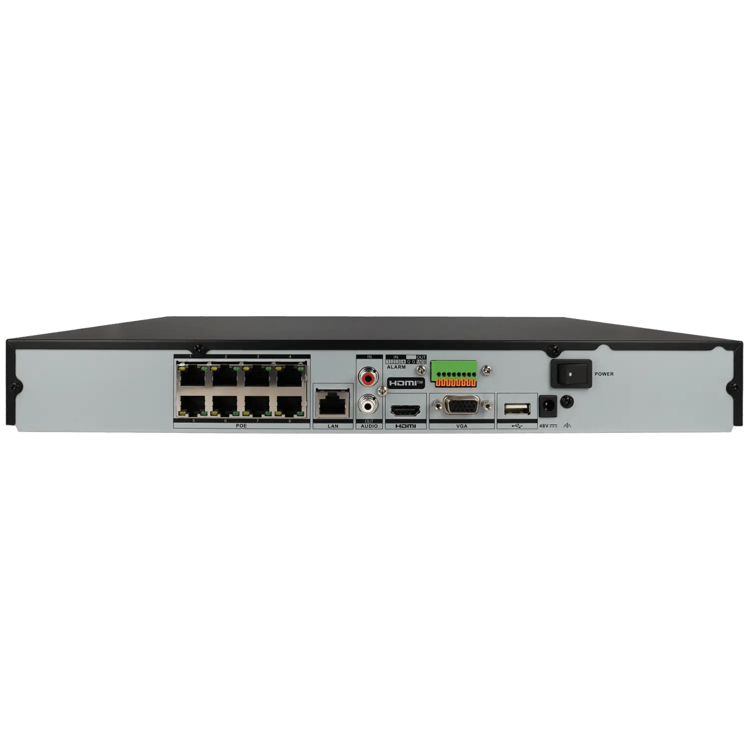 Enregistreur IP HIKVISION pour 8 canaux et 12 mpx de résolution avec 8 ports PoE / Référence DS-7608NXI-K2/8P/VPro TSA Distribution